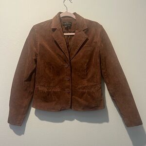 Brown Suede Women's Jacket